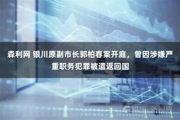 森利网 银川原副市长郭柏春案开庭，曾因涉嫌严重职务犯罪被遣返回国
